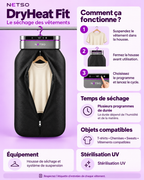 Fiche explicative du DryHeat Fit : mise en place et programmes